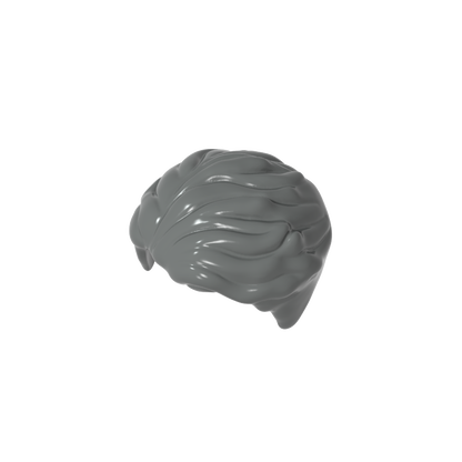 GDS-2155 - Minifig Hair Swept Left Tousled [Plain]
