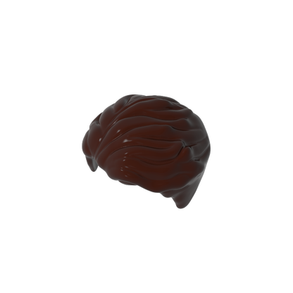GDS-2155 - Minifig Hair Swept Left Tousled [Plain]