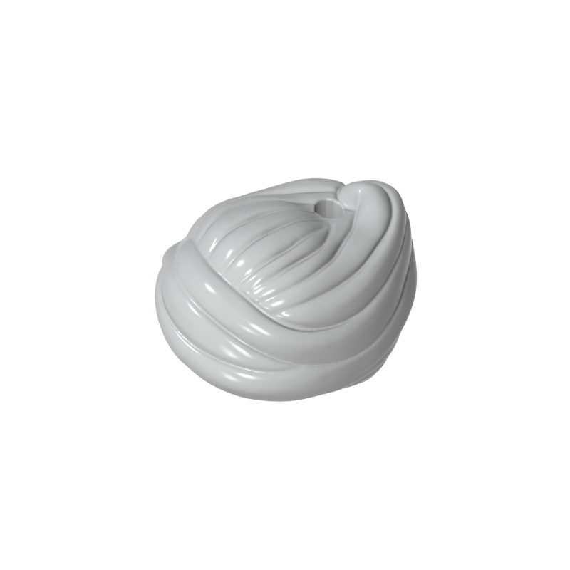 GDS-2173 - Minifig Hair Swept Back Into Bun