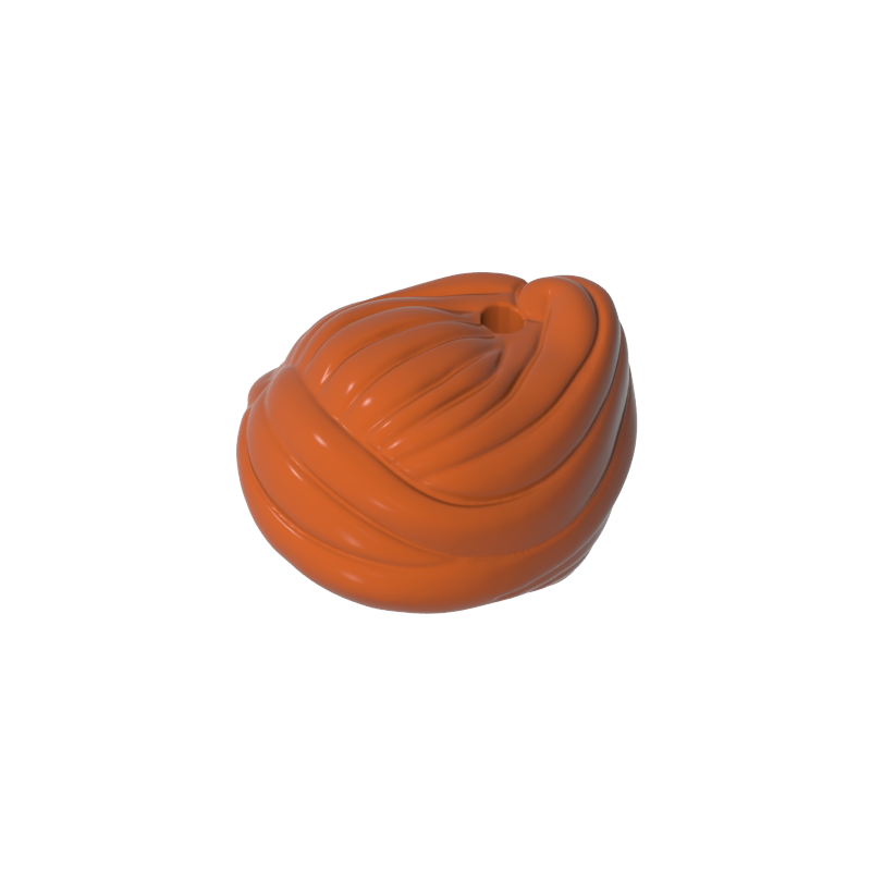 GDS-2173 - Minifig Hair Swept Back Into Bun