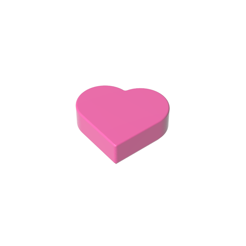 GDS-2175 - Tile 1 x 1 Heart