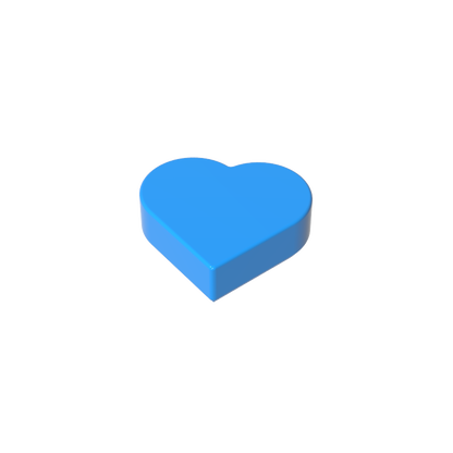 GDS-2175 - Tile 1 x 1 Heart