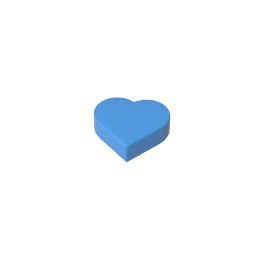 GDS-2175 - Tile 1 x 1 Heart