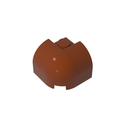GDS-2181 - Brick Curved 2 x 2 x 1 1/3 with Curved Top - Corner