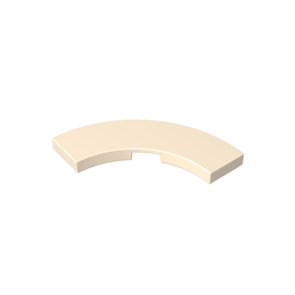 GDS-2182 - Tile 3 x 3 Curved, Macaroni