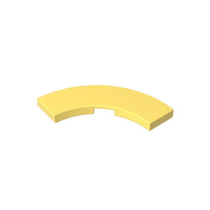 GDS-2182 - Tile 3 x 3 Curved, Macaroni