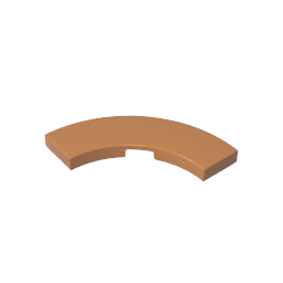 GDS-2182 - Tile 3 x 3 Curved, Macaroni