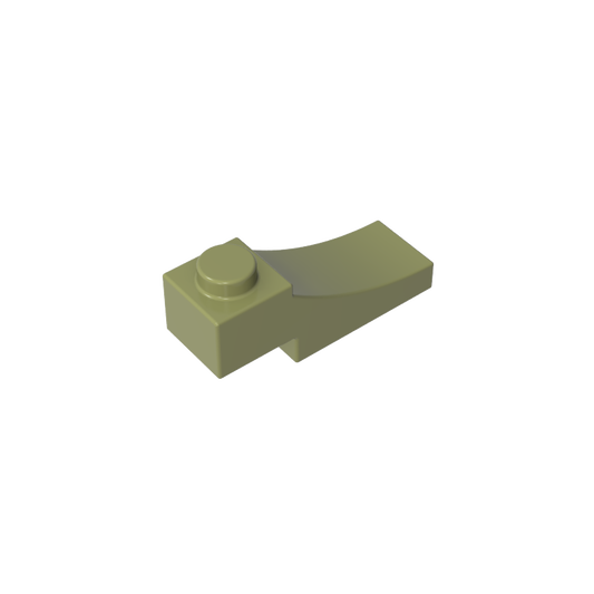 GDS-2183 - Brick Curved 3 x 1 with 2/3 Inverted Cutout