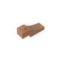 GDS-2183 - Brick Curved 3 x 1 with 2/3 Inverted Cutout