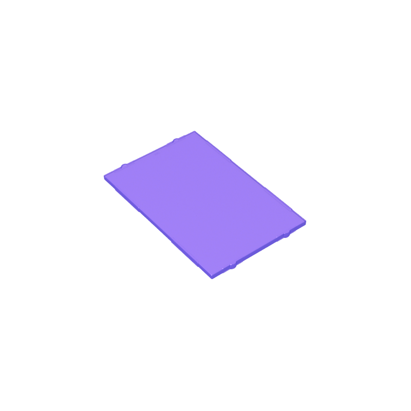 GDS-2188 - Glass for Window 1 x 4 x 5