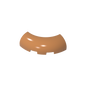 GDS-2189 - Brick Round Corner 3 x 3 x 1 with Bottom Cut Outs [No Studs] [1/4 Arch]