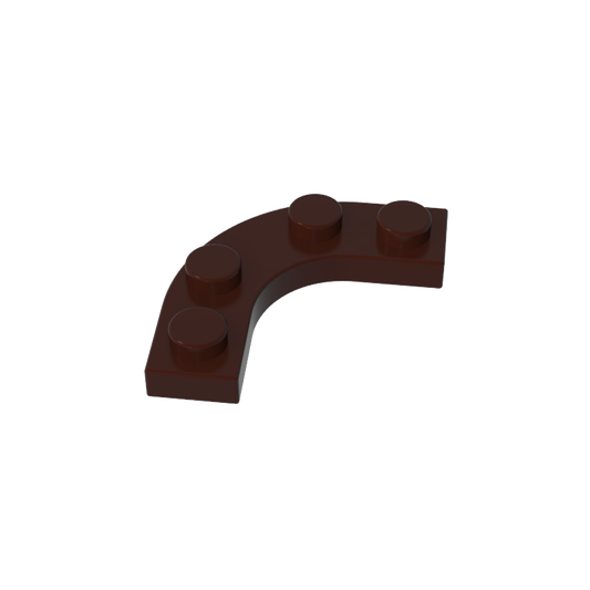 GDS-2191 - Plate Round Corner 3 x 3 with 2 x 2 Round Cutout