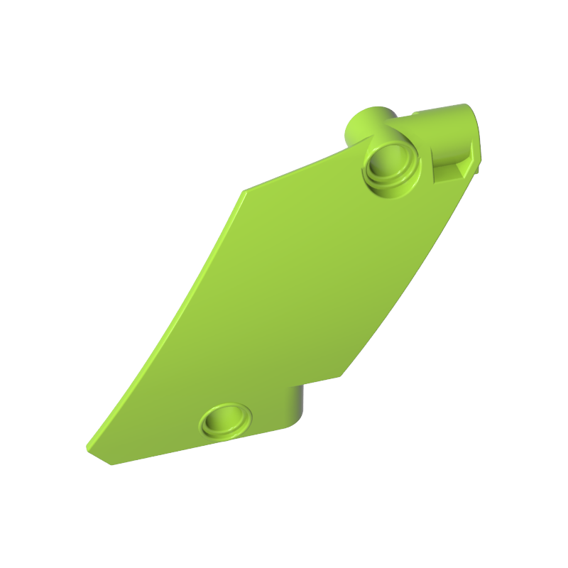GDS-2193 - Technic Panel Curved 5 x 7 Parallelogram Right