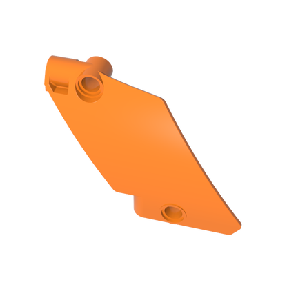 GDS-2194 - Technic Panel Curved 5 x 7 Parallelogram Left