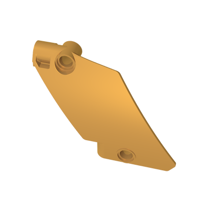GDS-2194 - Technic Panel Curved 5 x 7 Parallelogram Left