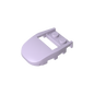 GDS-2195 - Wedge Curved 4 x 3 Cut Back with Cutout, Two Studs [Plain]