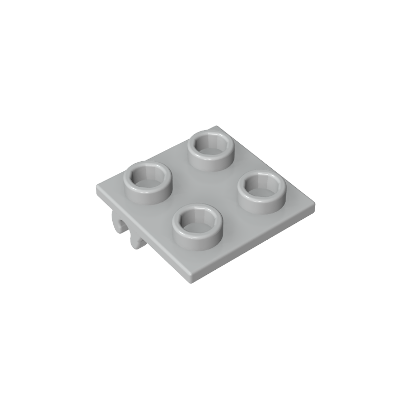 GDS-2197 - Wheel Holder 2 x 2 Thin with Clips, Plane Single
