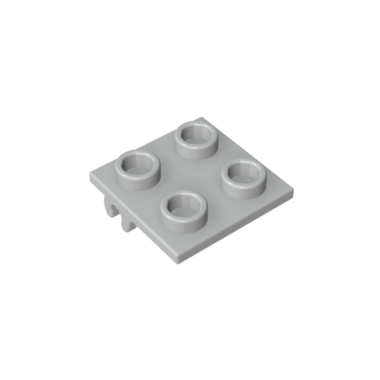 GDS-2197 - Wheel Holder 2 x 2 Thin with Clips, Plane Single