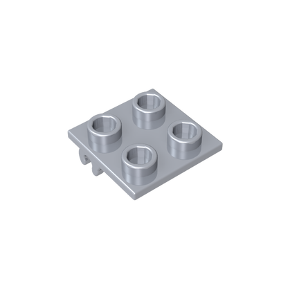 GDS-2197 - Wheel Holder 2 x 2 Thin with Clips, Plane Single