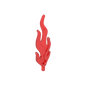 GDS-2206 - Wave / Flame Rounded Large [Plain]