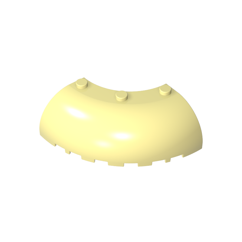 GDS-2208 - Brick Round Corner 6 x 6 x 2