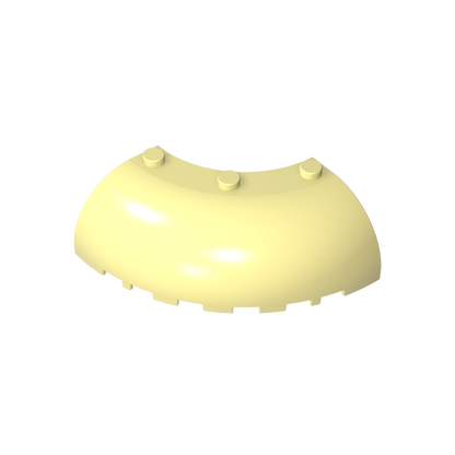 GDS-2208 - Brick Round Corner 6 x 6 x 2