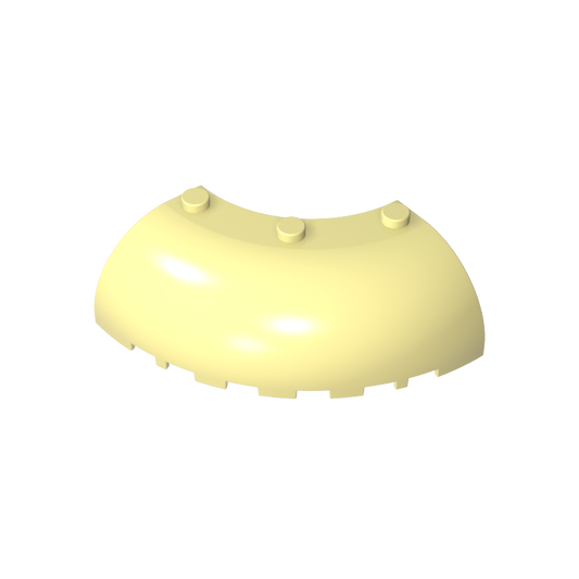 GDS-2208 - Brick Round Corner 6 x 6 x 2