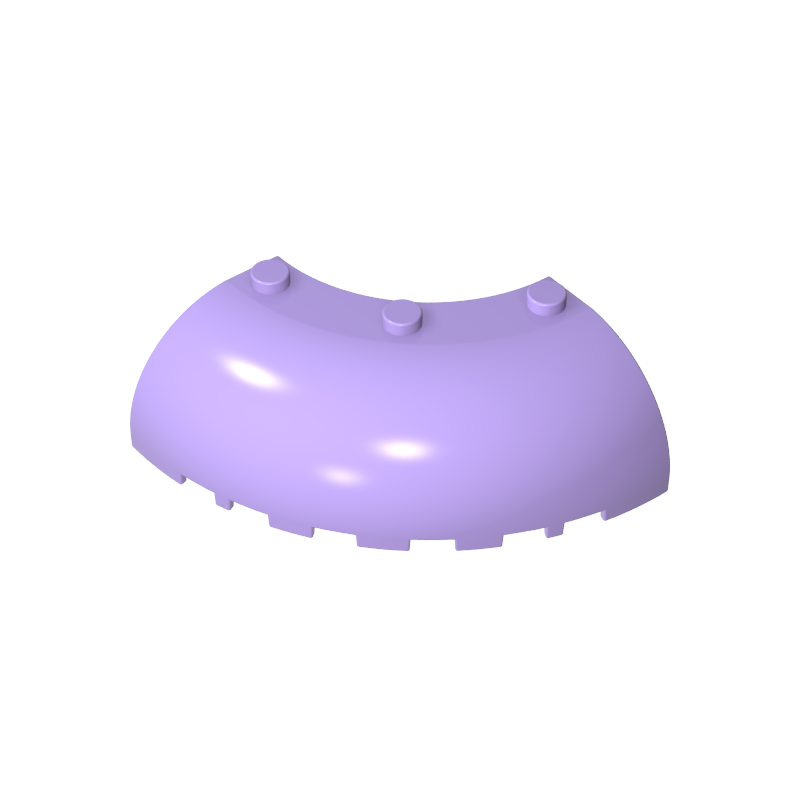 GDS-2208 - Brick Round Corner 6 x 6 x 2