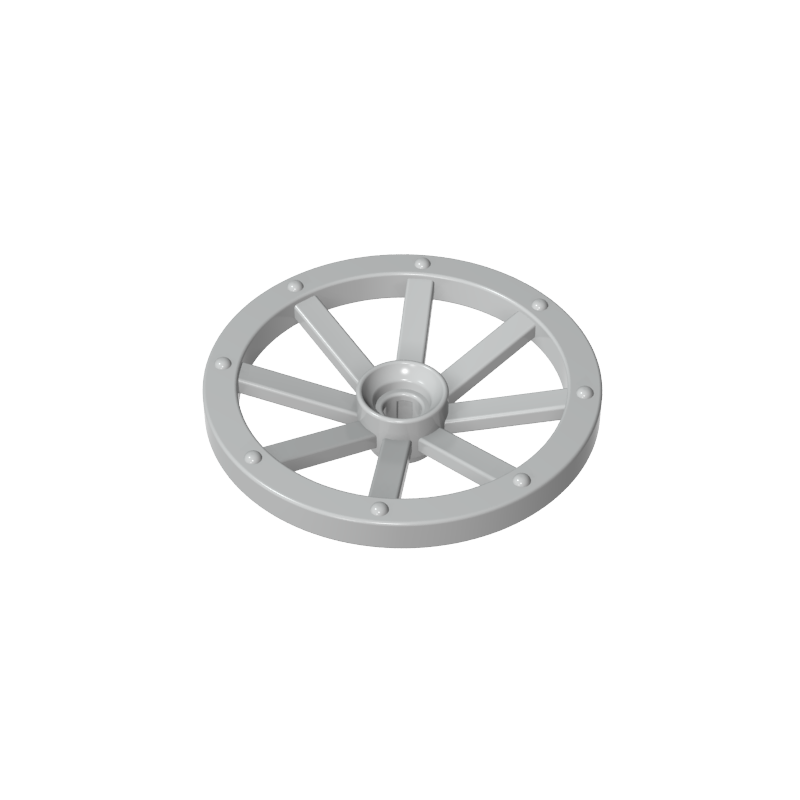 GDS-2221 - Wheel Wagon Large (33mm D.), Round Hole For Wheel Holder Pin