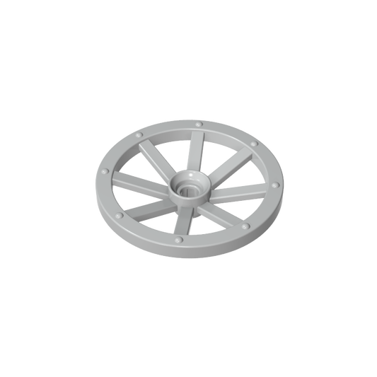 GDS-2221 - Wheel Wagon Large (33mm D.), Round Hole For Wheel Holder Pin