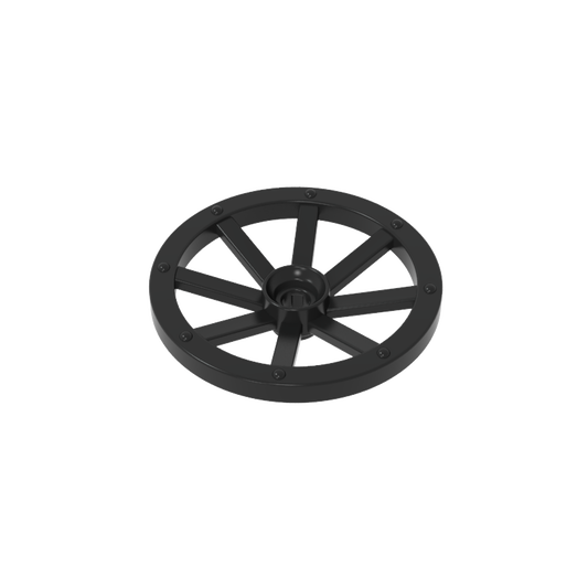 GDS-2221 - Wheel Wagon Large (33mm D.), Round Hole For Wheel Holder Pin