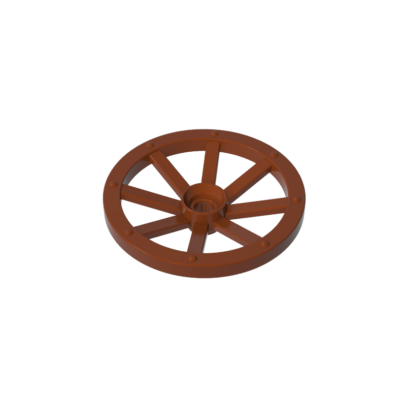GDS-2221 - Wheel Wagon Large (33mm D.), Round Hole For Wheel Holder Pin