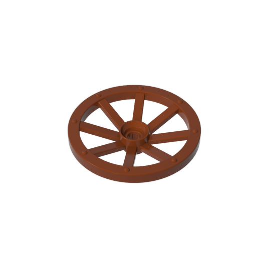 GDS-2221 - Wheel Wagon Large (33mm D.), Round Hole For Wheel Holder Pin
