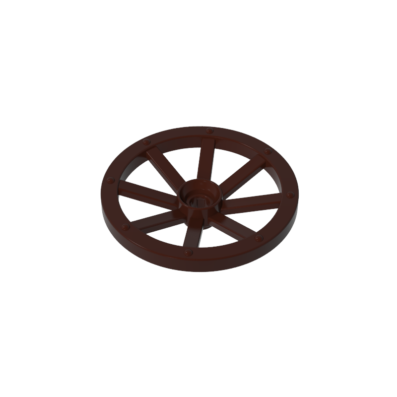 GDS-2221 - Wheel Wagon Large (33mm D.), Round Hole For Wheel Holder Pin