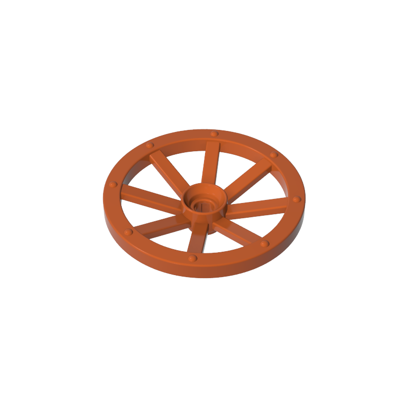 GDS-2221 - Wheel Wagon Large (33mm D.), Round Hole For Wheel Holder Pin