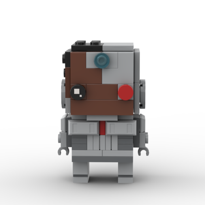 MOC Cyborg DC Brickheadz