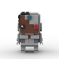 MOC Cyborg DC Brickheadz