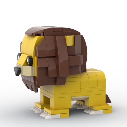 Zoo BrickHeadz Size Collection - MOC Cube Animal Bricks