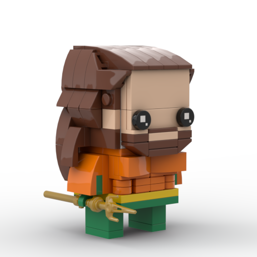 MOC Aquaman VS Black Manta DC Brickheadz