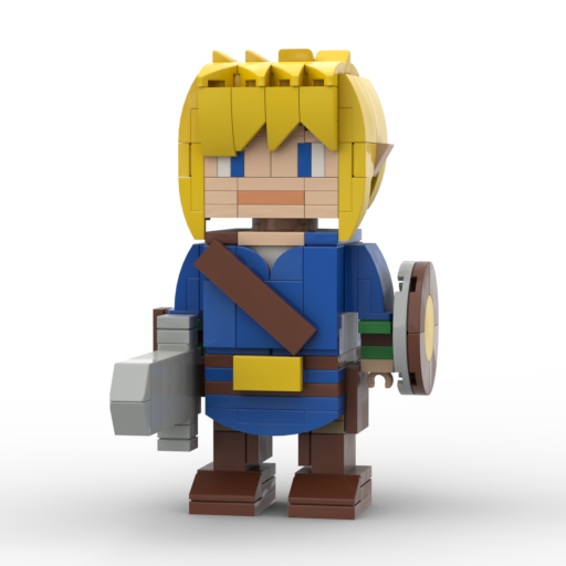 MOC The Legend of Zelda - Link Minecraft Size
