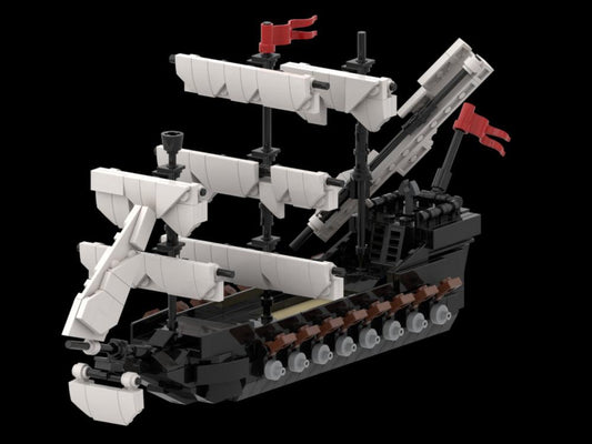 MOC-38843 Mini Sailship black