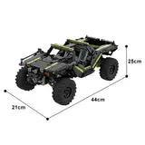 GOBRICKS MOC 166891 Halo Warthog M12-B (Scout Version)