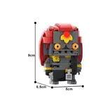 GOBRICKS MOC 167310 Mummified Ganondorf (Legend of Zelda: Tears of the Kingdom) Brickheadz