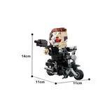 GOBRICKS MOC 166963 T-800+bike
