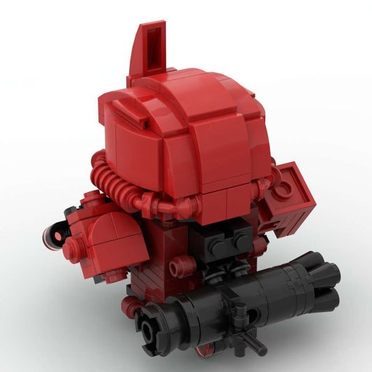 MOC SD Gundam Brickhead Size