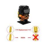 GOBRICKS MOC 165488 Lethal Company Crewmate Brickheadz