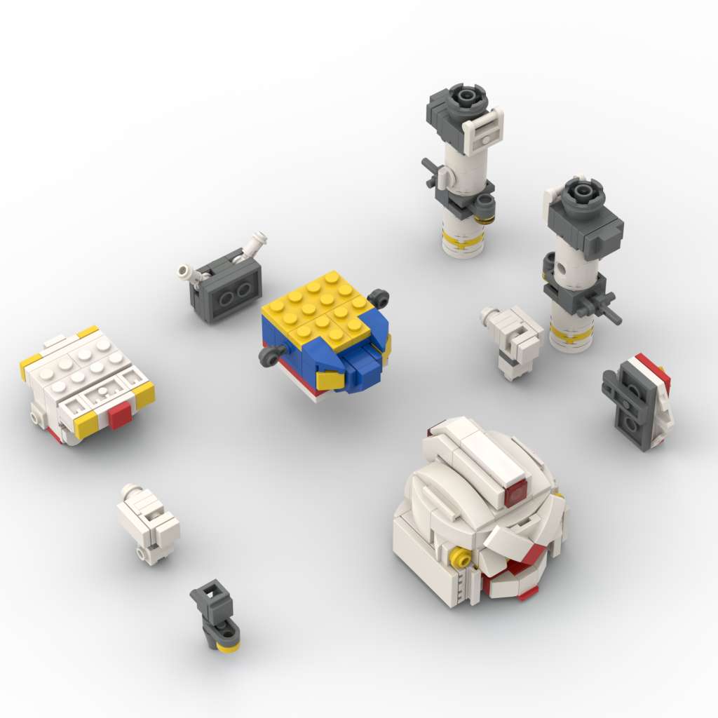 MOC SD Robot Brickhead Size