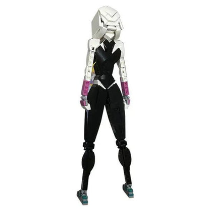 GOBRICKS MOC 157377 Spider Gwen from SPIDER MAN ACROSS THE SPIDER-VERSE