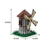 GOBRICKS MOC 154793 Medieval Windmill – MOC Brick Store