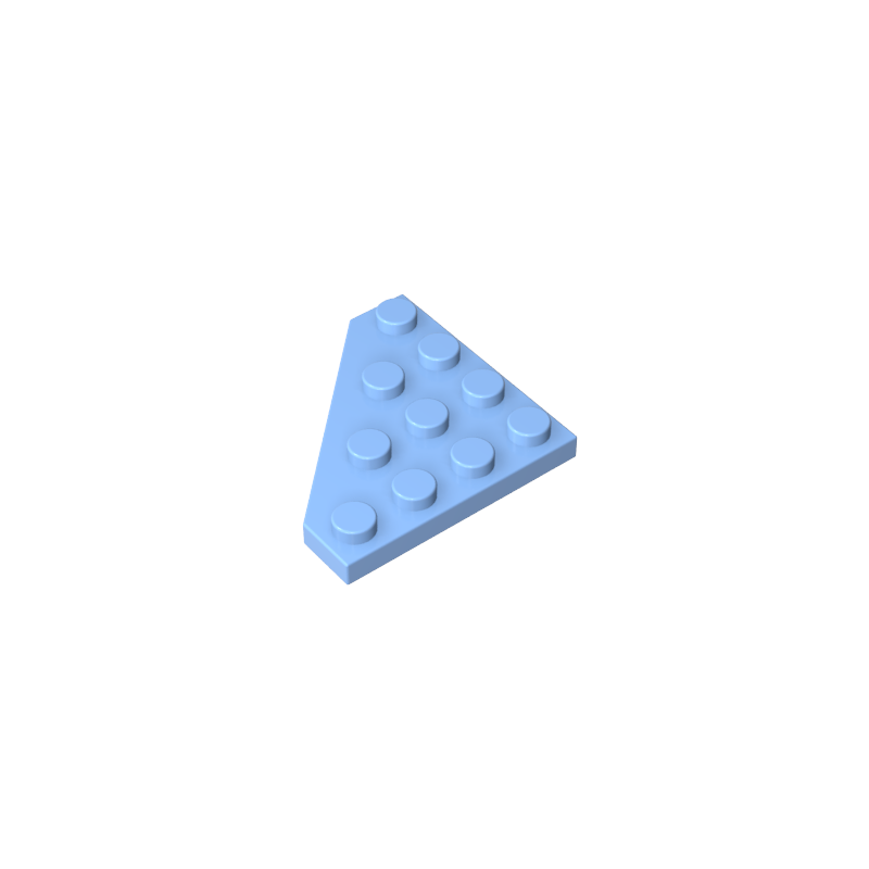 GDS-554 - Wedge Plate 4 x 4 Cut Corner